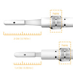 Dụng cụ làm sạch ráy tai HD 1,3 triệu điểm ảnh I98 với 6 đèn LED, đường kính ống kính: 5,5mm