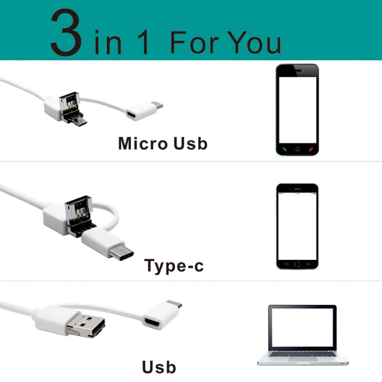 Dụng cụ làm sạch ráy tai HD 1,3 triệu điểm ảnh I98 với 6 đèn LED, đường kính ống kính: 5,5mm