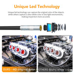 inskam107 Camera nội soi kỹ thuật số công nghiệp HD 3 trong 1 chống nước 3.9mm, Dây cáp mềm dài 5m