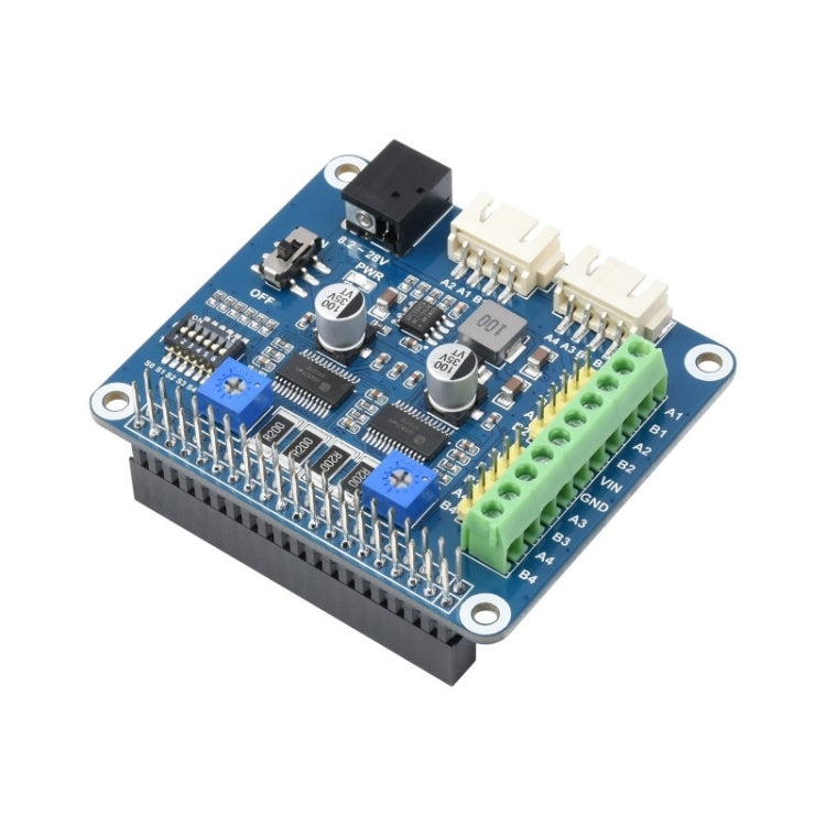 Mô-đun động cơ bước Waveshare HRB8825 cho Raspberry Pi, điều khiển hai động cơ bước, lên đến vi bước 1/32