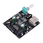 50W MP3 Stereo Audio Digital Power Amplifier Board Bluetooth Amplifier Module, without Shell, Without Shell