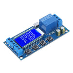Module điều khiển thời gian trễ màn hình LCD kỹ thuật số Micro USB XY-LJ02 6-30V, công tắc hẹn giờ relay