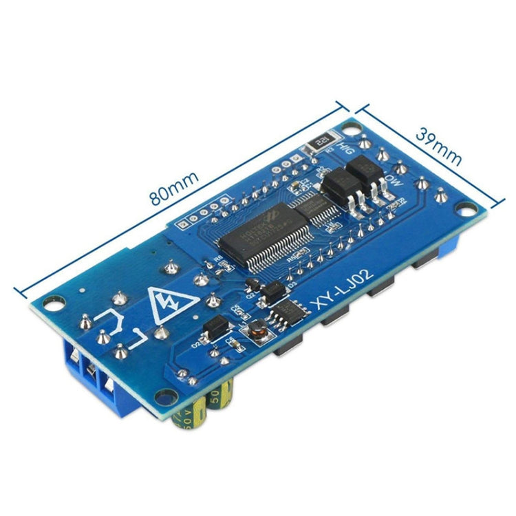 Module điều khiển thời gian trễ màn hình LCD kỹ thuật số Micro USB XY-LJ02 6-30V, công tắc hẹn giờ relay