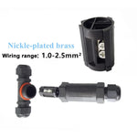 Đầu nối cáp chống nước IP68 3 chân loại T XY25, XY25(T3)