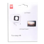 Miếng dán bảo vệ màn hình LCD siêu trong + Miếng dán bảo vệ kính ống kính cho camera Xiaomi Xiaoyi II 4K