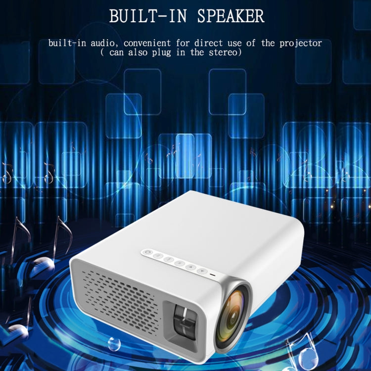 Máy chiếu LCD HD YG520 1800 Lumens, loa tích hợp, có thể đọc ổ đĩa U, ổ cứng di động, thẻ SD, kết nối AV DVD, hộp truyền hình, phiên bản tiêu chuẩn