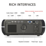 Máy chiếu thông minh DH-A10 màn hình LCD 5.8 inch 4200 Lumens 1280 x 800P HD có điều khiển từ xa, hệ điều hành Android 6.0, hỗ trợ WiFi, Bluetooth, HDMIx2, USBx2, VGA, AV IN/RCA, RJ45, LAN