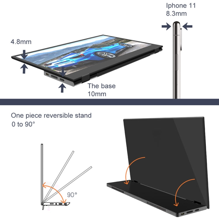 Màn hình di động siêu mỏng 14 inch 1080P M8 viền hẹp