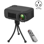 Máy chiếu di động A2000 800 lumen LCD cho rạp hát tại nhà, hỗ trợ 1080P, phích cắm AU