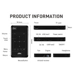 Máy chiếu thông minh mini 4K Ultra HD P09 di động với điều khiển từ xa hồng ngoại, Amlogic S905X 4 nhân A53 lên đến 1.5GHz Android 6.0, 1GB+8GB, hỗ trợ WiFi 2.4G/5G, Bluetooth, thẻ TF