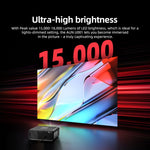 Máy chiếu kỹ thuật số LED HD 4K 18000 lumen AUN U001 cho rạp hát gia đình di động, phích cắm US, UK, AU