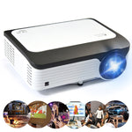 Wejoy L6 Máy Chiếu Thông Minh HD Android 6.0 5 inch 200 ANSI Lumen 1920 x 1080P Bluetooth 4.0 WiFi, Hỗ Trợ AV / VGA / HDMI / 2 x USB / RJ45, 1G+8G, Android 6.0