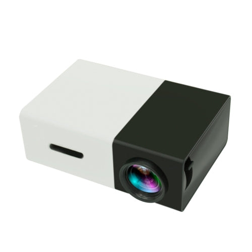 Máy Chiếu LED Rạp Hát Gia Đình Mini Di Động YG300 400LM với Điều Khiển Từ Xa, Hỗ Trợ HDMI, AV, SD, USB