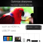 D13 2+16G Máy Chiếu Mini Bỏ Túi 854 x 480 Android 7.1.2 4K DLP Thông Minh Cầm Tay LED WIFI Rạp Hát Gia Đình, Hỗ Trợ USB / TF / HDMI