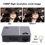 Máy chiếu video LED LCD Wejoy L5 rạp hát tại nhà có thể điều chỉnh Keystone quang học Full HD 1080P với điều khiển từ xa