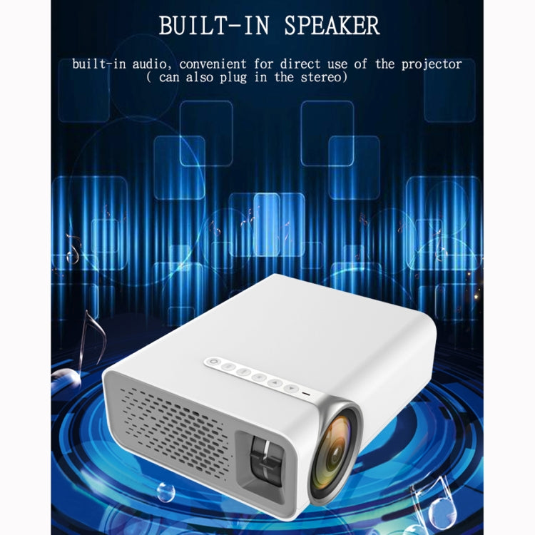Máy chiếu LED mini YG520 800x480 1800LM rạp hát tại nhà, hỗ trợ HDMI & AV & SD & USB & VGA, Phiên bản điện thoại di động, Phiên bản điện thoại di động