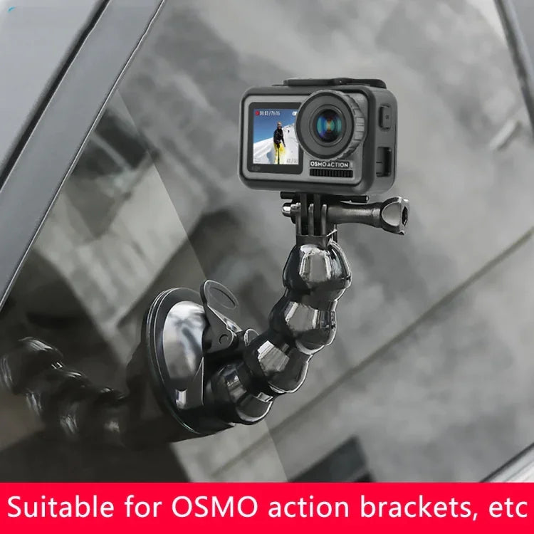 Giá kẹp chân đế hút Jaws Flex cho GoPro, Insta360, DJI và các máy quay thể thao khác, Kẹp Jaws Flex