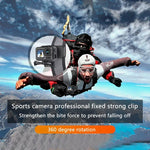 Giá kẹp gắn ba lô xoay 360 độ RUIGPRO Rec-Mounts với vít cho GoPro, Insta360, DJI và các máy quay hành động khác, Kẹp xoay 360 độ