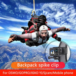 Giá kẹp gắn ba lô xoay 360 độ RUIGPRO Rec-Mounts với vít cho GoPro, Insta360, DJI và các máy quay hành động khác, Kẹp xoay 360 độ
