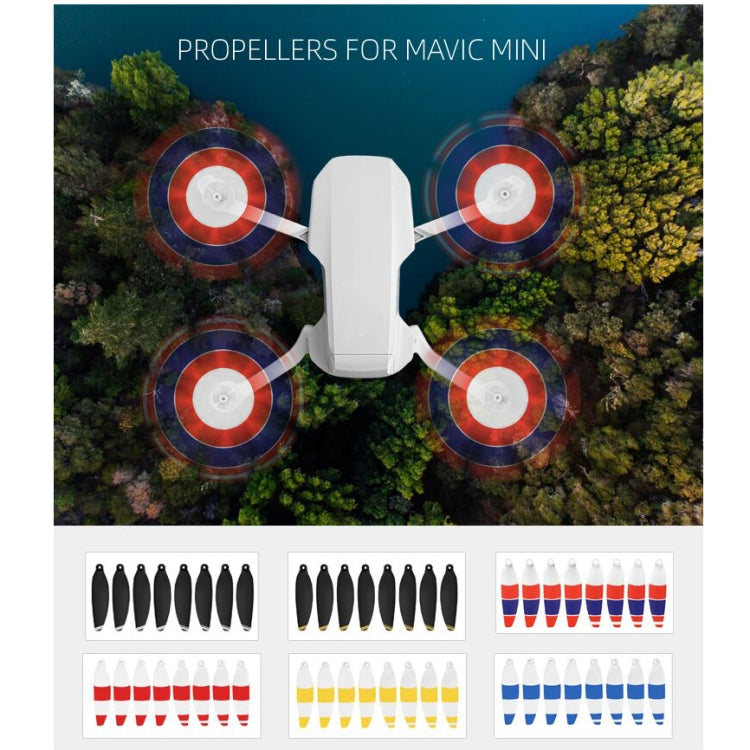 Bộ 8 Cánh Quạt Cánh Nhanh Giảm Tiếng Ồn Sunnylife 4726F-CS Phụ Kiện Drone cho DJI Mavic Mini, 4726F-CS (Vàng), 4726F-CS (Xanh), 4726F-CS (Đỏ)