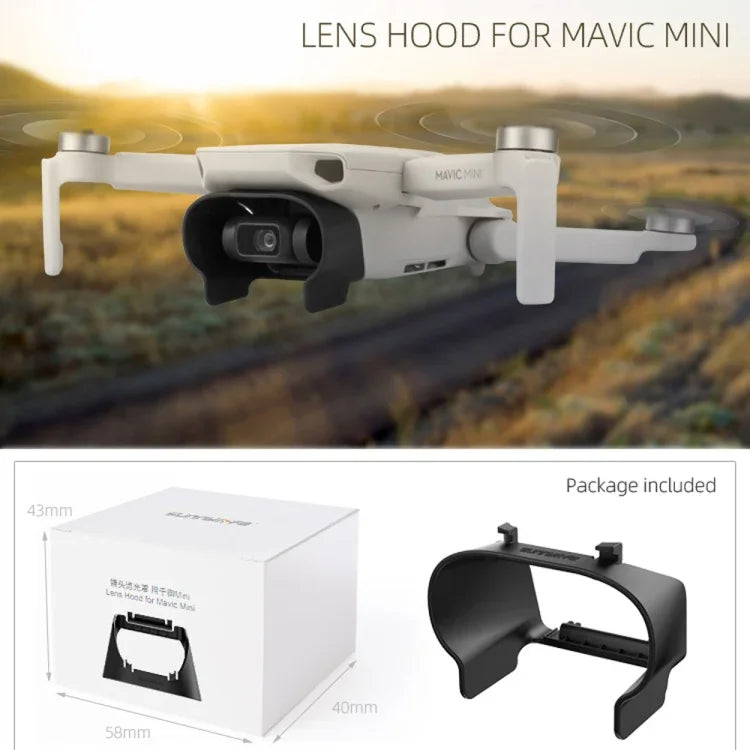Sunnylife MM-Q9264 Vành Che Nắng Ống Kính Máy Ảnh Chống Chói cho DJI Mavic mini / Mini 4K / DJI Mini 2 SE, Dành cho DJI Mavic mini
