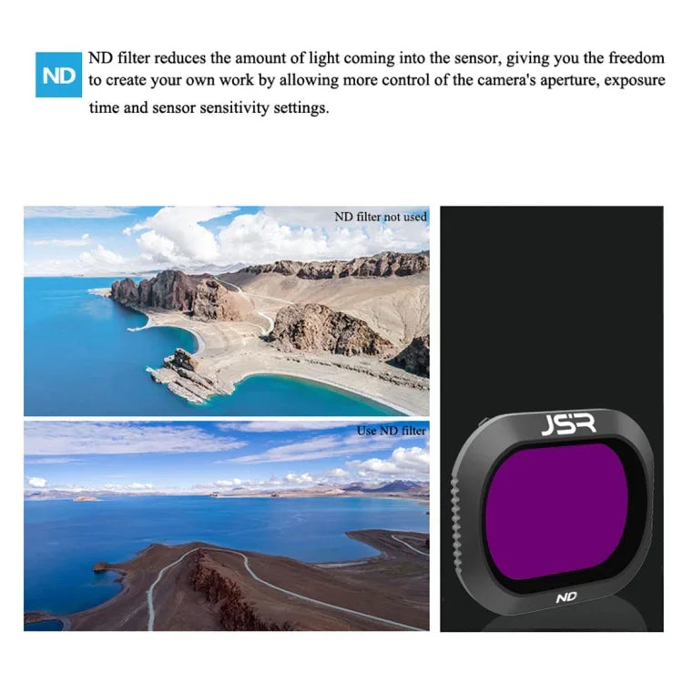 JSR Drone Bộ Lọc Ống Kính ND8 cho DJI MAVIC 2 Pro, Bộ Lọc ND8