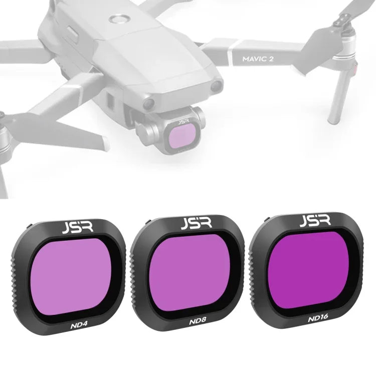 Bộ Lọc Ống Kính ND 3 trong 1 ND4+ND8+ND16 cho DJI MAVIC 2 Pro, ND4+ND8+ND16