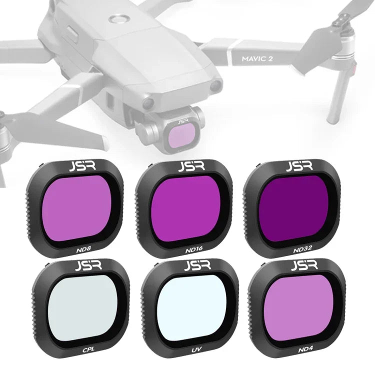 Bộ Lọc Ống Kính 6 trong 1 UV+CPL+ND4+ND8+ND16+ND32 cho DJI MAVIC 2 Pro, UV+CPL+ND4+ND8+ND16+ND32