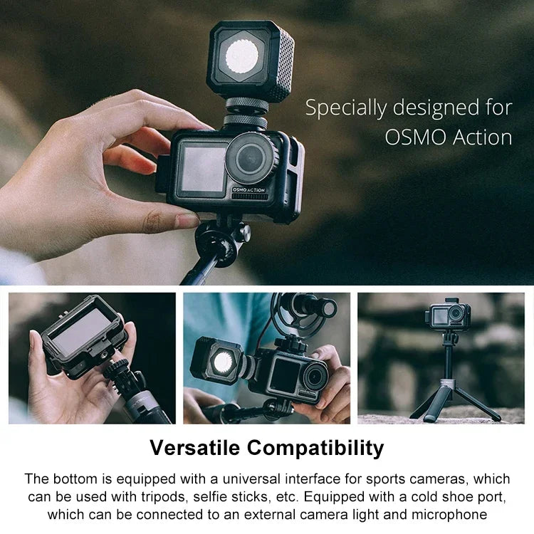Phụ Kiện Lồng Thỏ Máy Quay Thể Thao PGYTECH P-11B-010 Vlog cho DJI Osmo Action