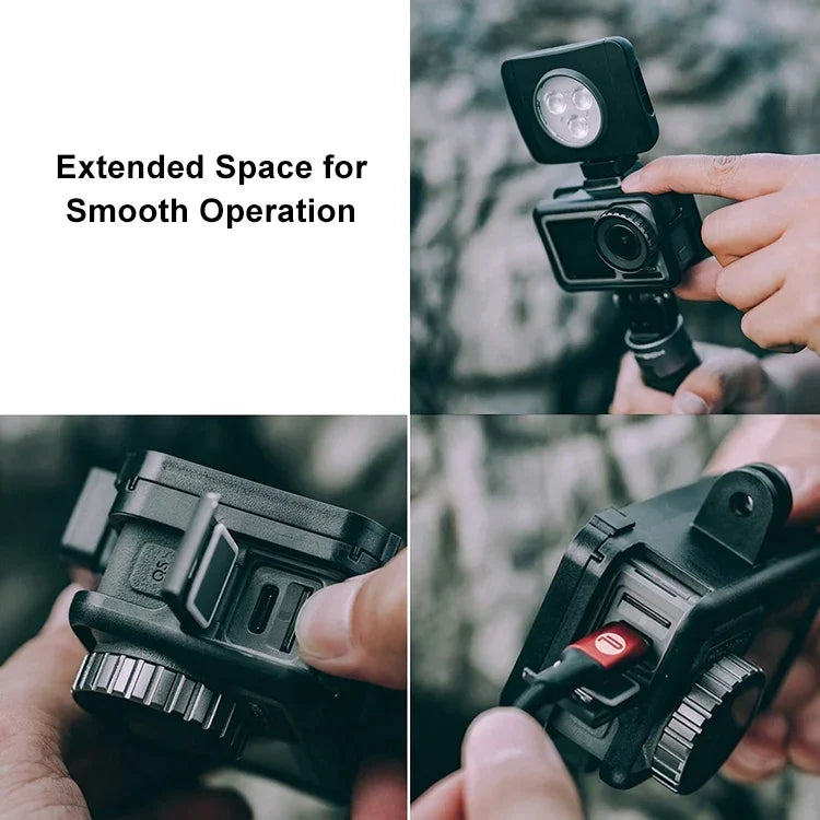 Phụ Kiện Lồng Thỏ Máy Quay Thể Thao PGYTECH P-11B-010 Vlog cho DJI Osmo Action