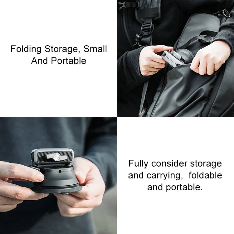 PGYTECH P-GM-132 Giá đỡ điện thoại bằng cốc hút cho camera hành động DJI Osmo Action & GoPro 8/7, P-GM-132