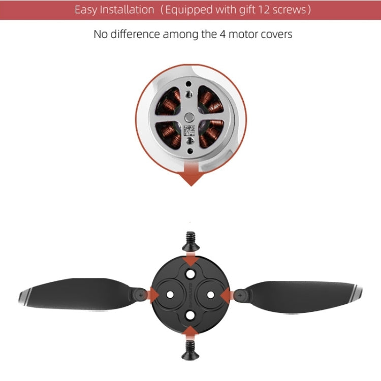 4 Cái Ốp bảo vệ kim loại động cơ Sunnylife cho DJI Mini 2