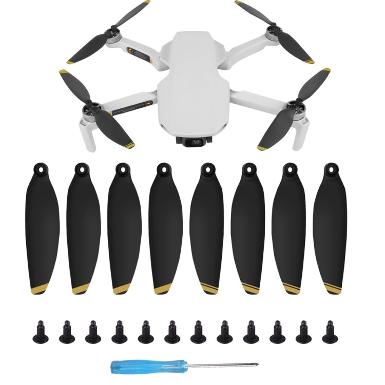 Bộ 8 cánh quạt giảm ồn tháo nhanh Sunnylife 4726F cho DJI Mini 2, Dùng cho DJI Mini 2 Bạc, Dùng cho DJI Mini 2 Vàng