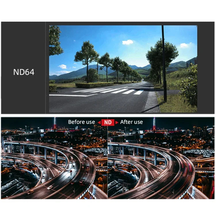 JSR KS Bộ lọc ống kính ND8 cho DJI FPV, Khung hợp kim nhôm, ND8