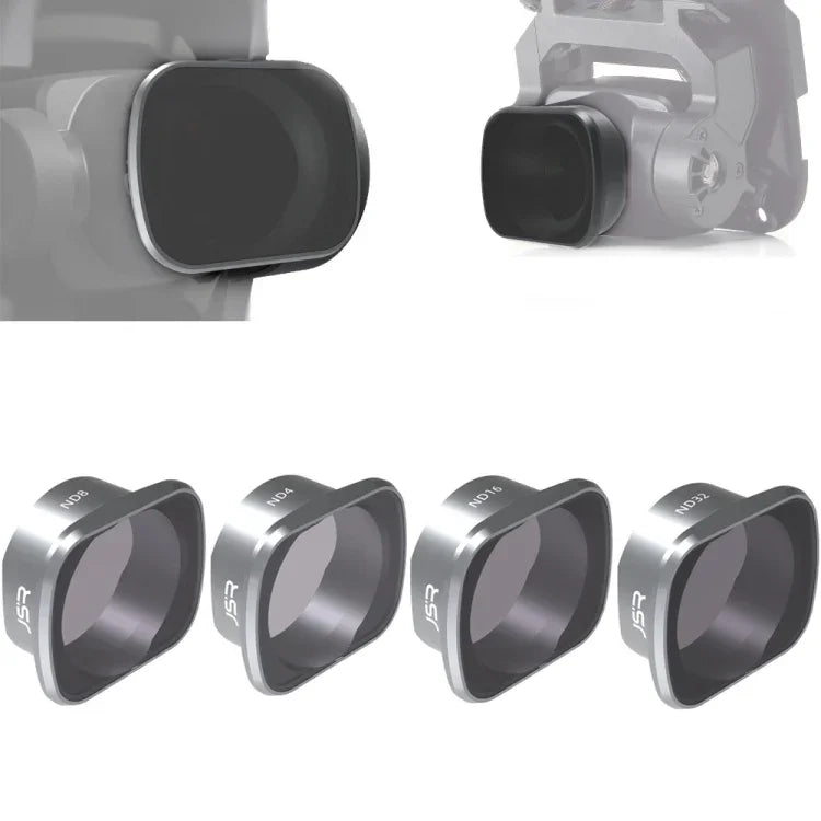 Kính lọc 4 trong 1 JSR KS ND4+ND8+ND16+ND32 cho DJI FPV, Khung hợp kim nhôm, 4 trong 1 ND