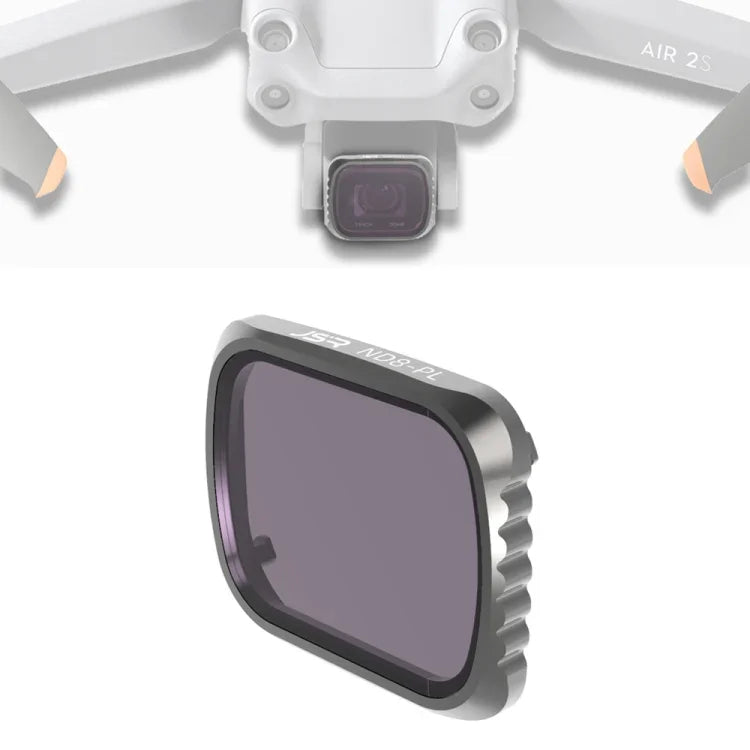 Bộ lọc ống kính JSR KS ND8PL cho DJI Air 2S, Khung nhôm, ND8PL