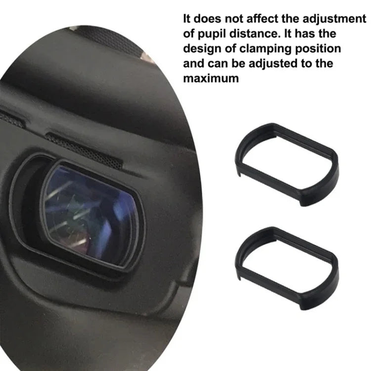 RCSTQ 2 Cái Thấu Kính Kính Cận 350 Độ Kính Sửa Thị Aspherical Cho DJI FPV Goggles V2, 350 Độ