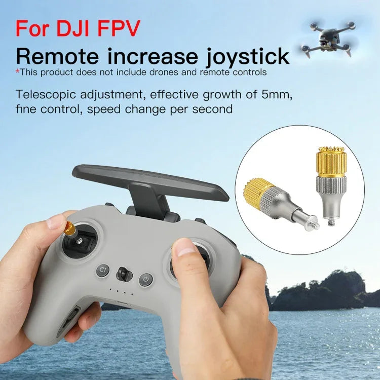 RCSTQ Joystick Ngón Cái Thu Hồi Hai Màu Cho Điều Khiển Từ Xa Máy Bay Không Người Lái DJI FPV Combo, Cho DJI FPV Hai Màu