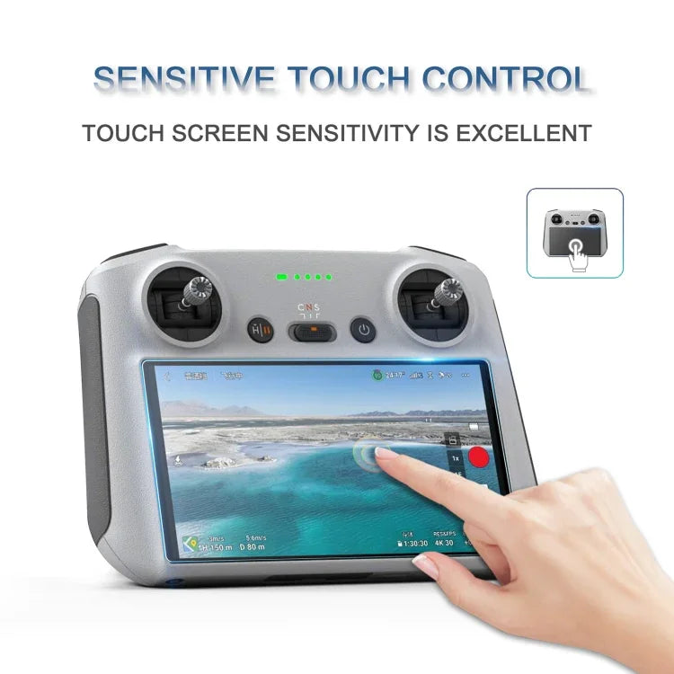 STARTRC Bộ 2 miếng dán kính cường lực 9H 2.5D cho điều khiển từ xa DJI Mini 3 Pro / RC / RC 2, Dành cho điều khiển từ xa DJI Mini 3 Pro