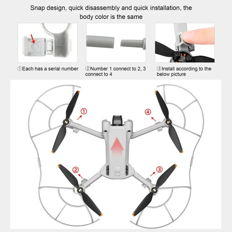 Vòng bảo vệ cánh quạt máy bay không người lái STARTRC chống va chạm cho DJI Mini 3 Pro, Dành cho DJI Mini 3 Pro