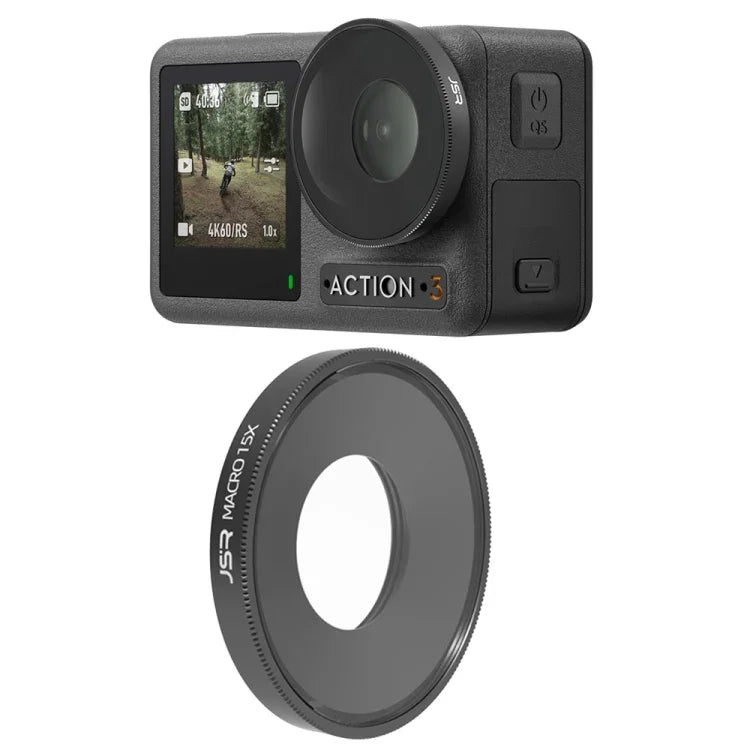 JSR Bộ Lọc Ống Kính Macro 15X Cho DJI Osmo Action 3, 15X Macro