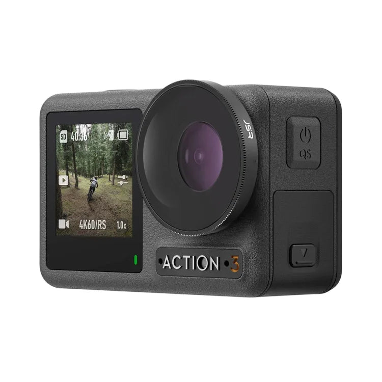 JSR 4 in 1 ND8PL / ND16PL / ND32PL / ND64 PL Lens Filter For DJI Osmo Action 3, 4 in 1 NDPL