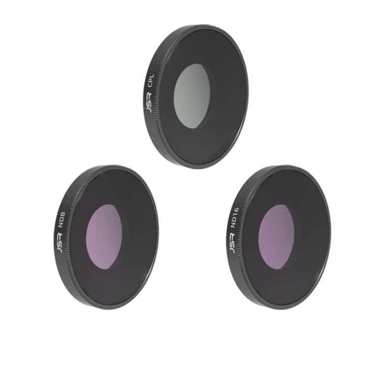 Bộ lọc ống kính JSR 3 trong 1 CPL ND8 ND16 cho DJI Osmo Action 3, 3 trong 1