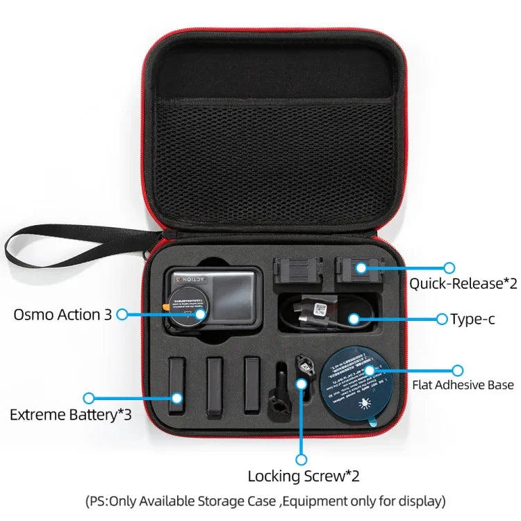 Túi đựng bảo quản cho DJI Osmo Action 3, Kích thước: 21x 16 x 6cm, Dành cho DJI Osmo Action 3