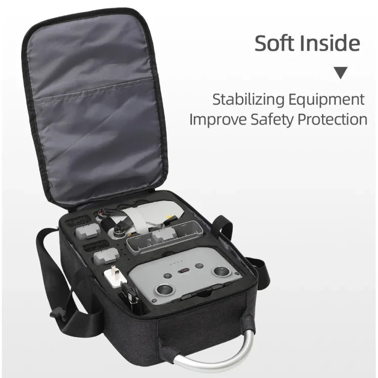 Hộp Đựng Đeo Vai Chống Sốc Cho DJI Mini 2 SE, Kích Thước: 30 x 22 x 8.5cm, Màu Đen