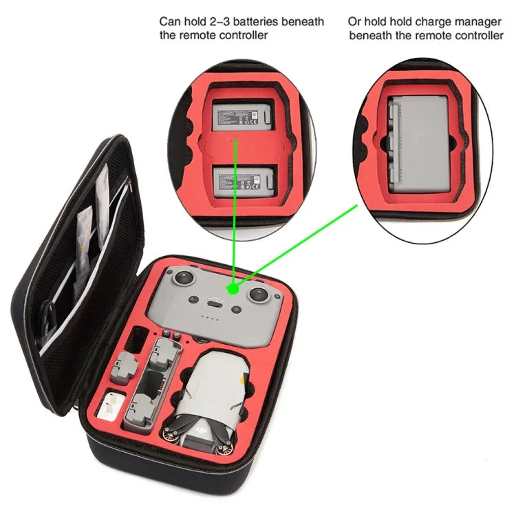 Hộp Đựng Cứng Chống Sốc Cho DJI Mini 2 SE, Kích Thước: 21.5 x 29.5 x 10cm, 21.5 x 29.5 x 10cm