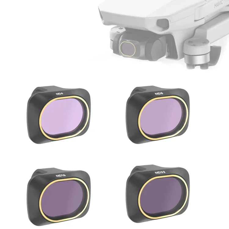 Bộ lọc ống kính trung tính 4 trong 1 ND4 + ND8 + ND16 + ND32 cho drone JSR DJI MAVIC mini, ND4 + ND8 + ND16 + ND32