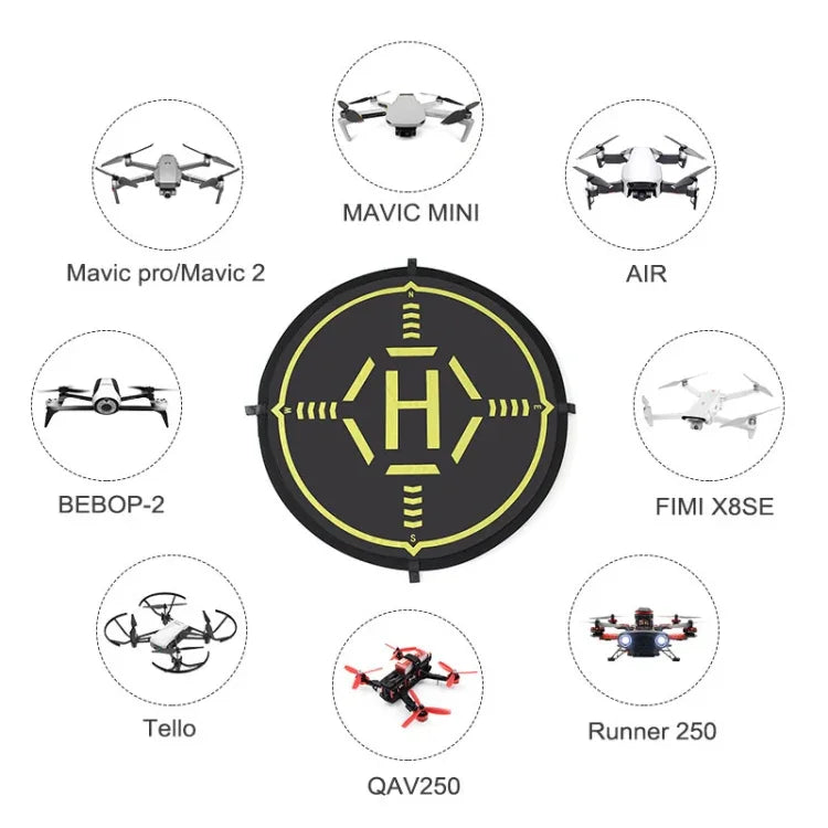 STARTRC Thảm Đậu Xe Drone RC Quadcopter Di Động Gấp Nhanh Để Hạ Cánh Cho DJI Mavic Mini / Mavic Air 2, Đường Kính: 56cm, Đường Kính: 56cm