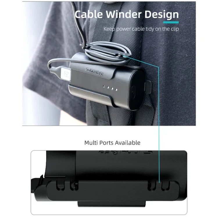 Giá đỡ kẹp pin Sunnylife Quản lý cáp Cuộn dây Bảo vệ cho Kính DJI FPV V2, Giá đỡ pin Sunnylife