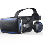 Kính video 3D thực tế ảo VR SHINECON G04E phù hợp điện thoại 3.5 inch - 6.0 inch với tai nghe HiFi